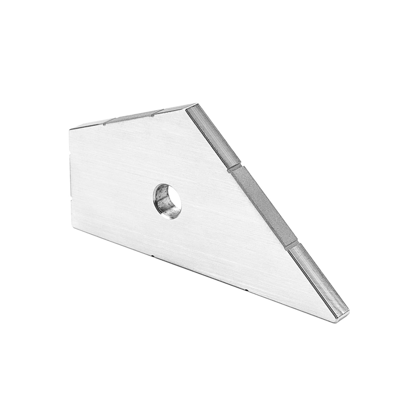Règle triangulaire rigide en acier inoxydable pour construction durable - 8