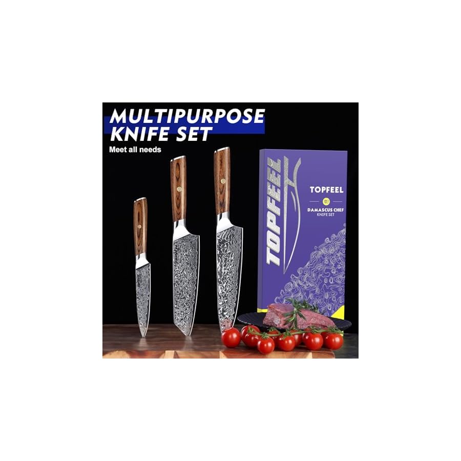 Damascus-Knife-Set-3PCS-Damascus-Japanese-VG-10-stainless-steel-Chef-Knife-Set-Professional-Ultra-Sharp-Kitchen-Cooking-Knife-with-Ergonomic-Wood-Handle Damascus Knife Set 3PCS, Damascus Japanese VG-10 stainless steel Chef Knife Set Professional, Ultra-Sharp Kitchen Cooking Knife with Ergonomic Wood Handle……