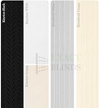 Vertical Blinds Slats KINETON - BROADWELL Made to Measure 127mm (5" Wide) with FREE Weights, Chain & Hangers - By EXACT BLINDS.