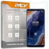REY 2X Protector Pantalla para Nokia 9 PUREVIEW, Cristal Vidrio Templado Premium REY 2X Protector Pantalla para Nokia 9 PUREVIEW, Cristal Vidrio Templado Premium