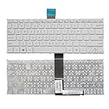New Laptop Replacement Keyboard for Asus F200 F200CA F200LA F200MA X200 X200C X200CA X200L X200LA X200M X200MA R202CA R202LA US Layout (White)