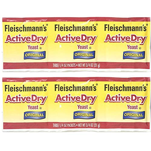Fleischmann's Yeast, Active, Dry, (3) 0.25 ounce packs