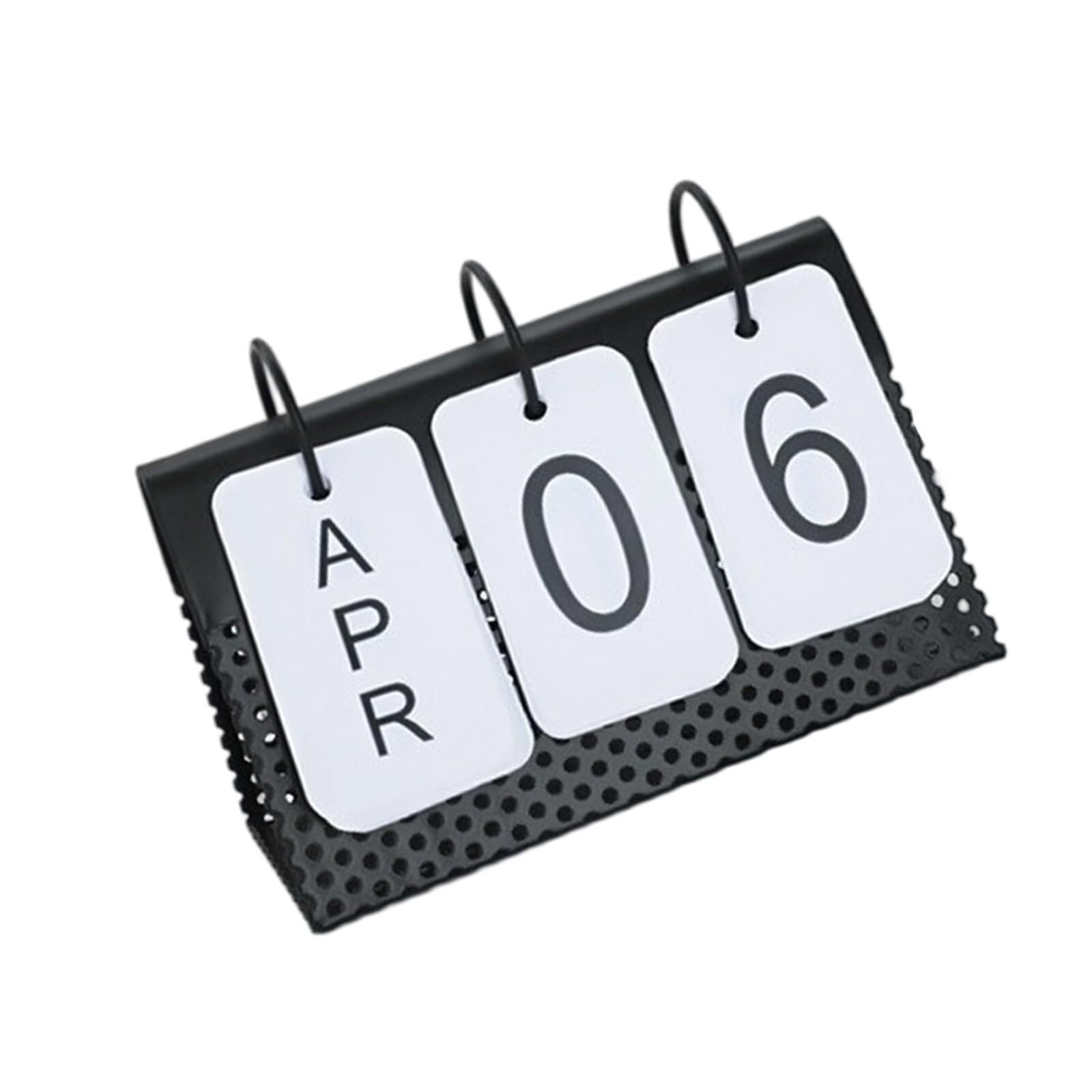 Tischkalender mit Fester Anzeige von Tag und Monat, permanent, für Schreibtisch, Büro oder Kabine