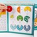 Magnetic Fraction Book for Kids, Wooden Magnetic Fraction Tiles & Circles Set, Math Manipulatives for Elementary School Fraction Learning, Educational Toy Gift