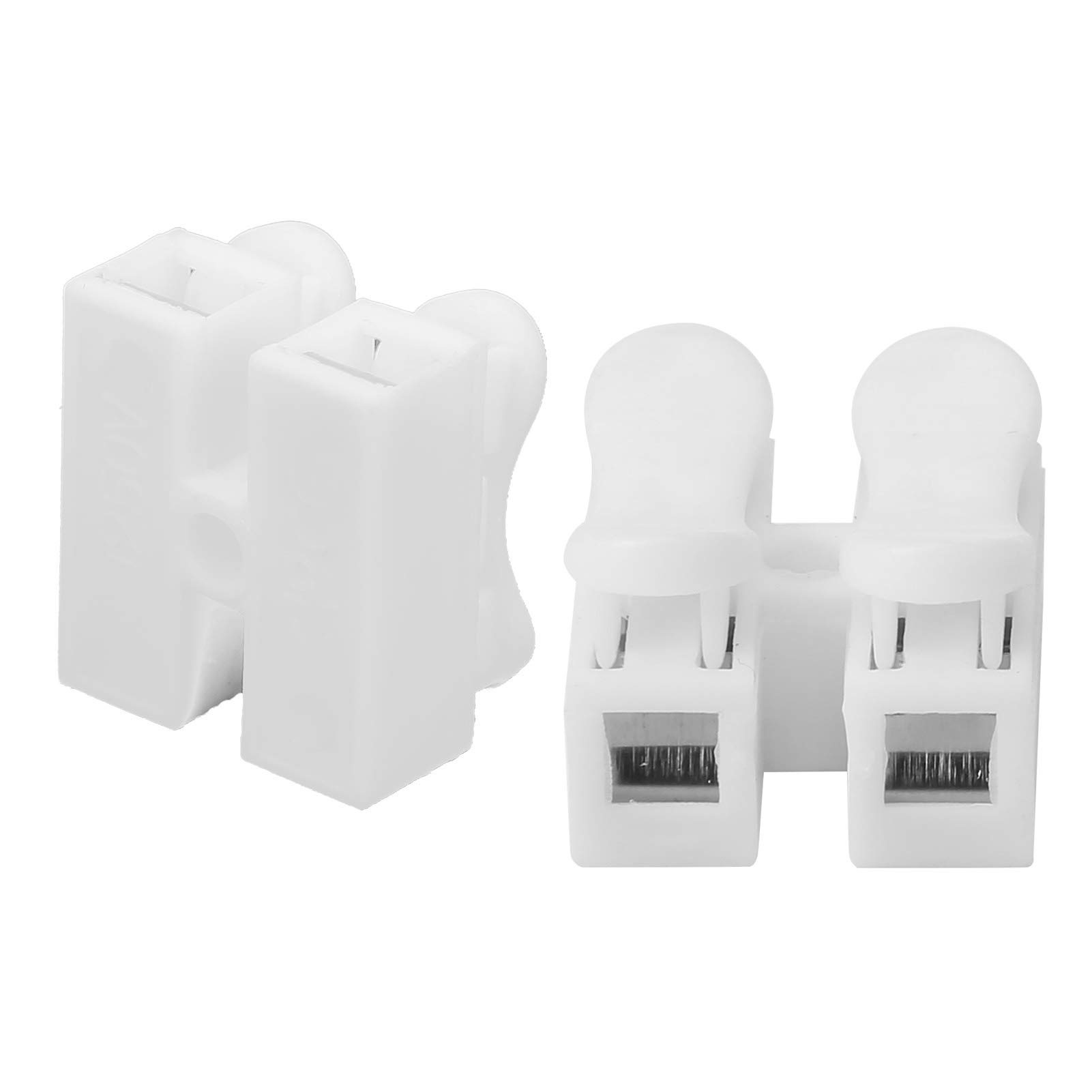 CubePlug 12-Piece Quick Cable Connectors - 2P CH-2 Spring Terminal Blocks