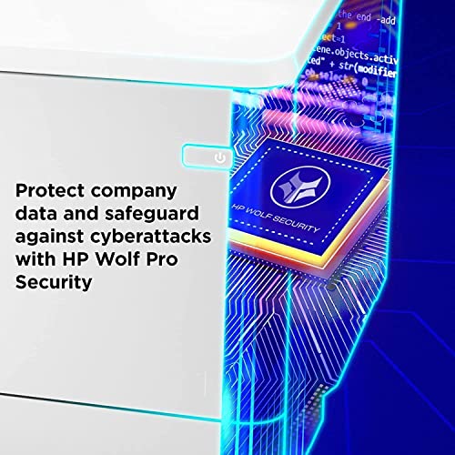 Hp Color Laserjet Pro M454Dn Printer, Auto Duplex Printing, 2-Line Lcd Display, Auto-On/Auto-Off Technology, 28 Ppm, 256Mb, 250-Sheet, White, Bundle With Cefesfy Printer Cable #TOP5