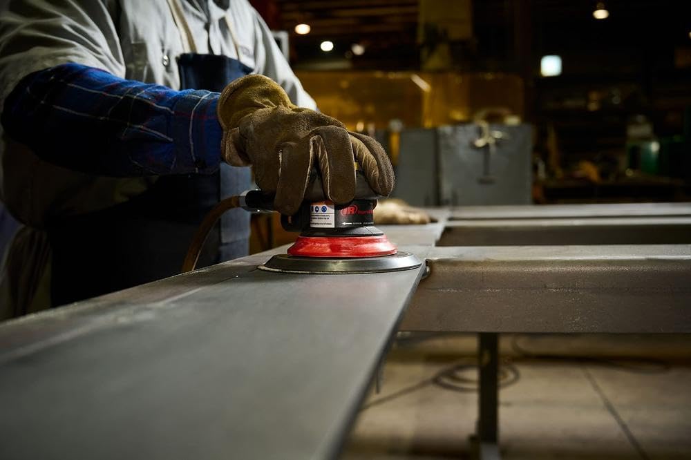 Ingersoll Rand 4152-HL Composite 6-Inch Orbital Palm Pneumatic Sander with Hook and Loop Pad