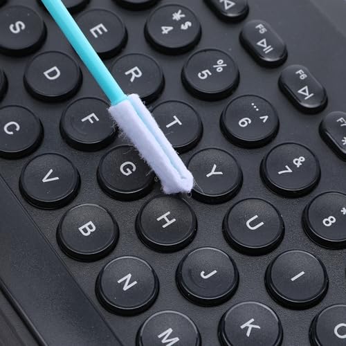 Image of 20Pcs Disposable Toilet Brush Blue Crevice Cleaning Brush Tool Kit Window Sill Keyboard Cleaning Tools for Housekeeping Car Household Use