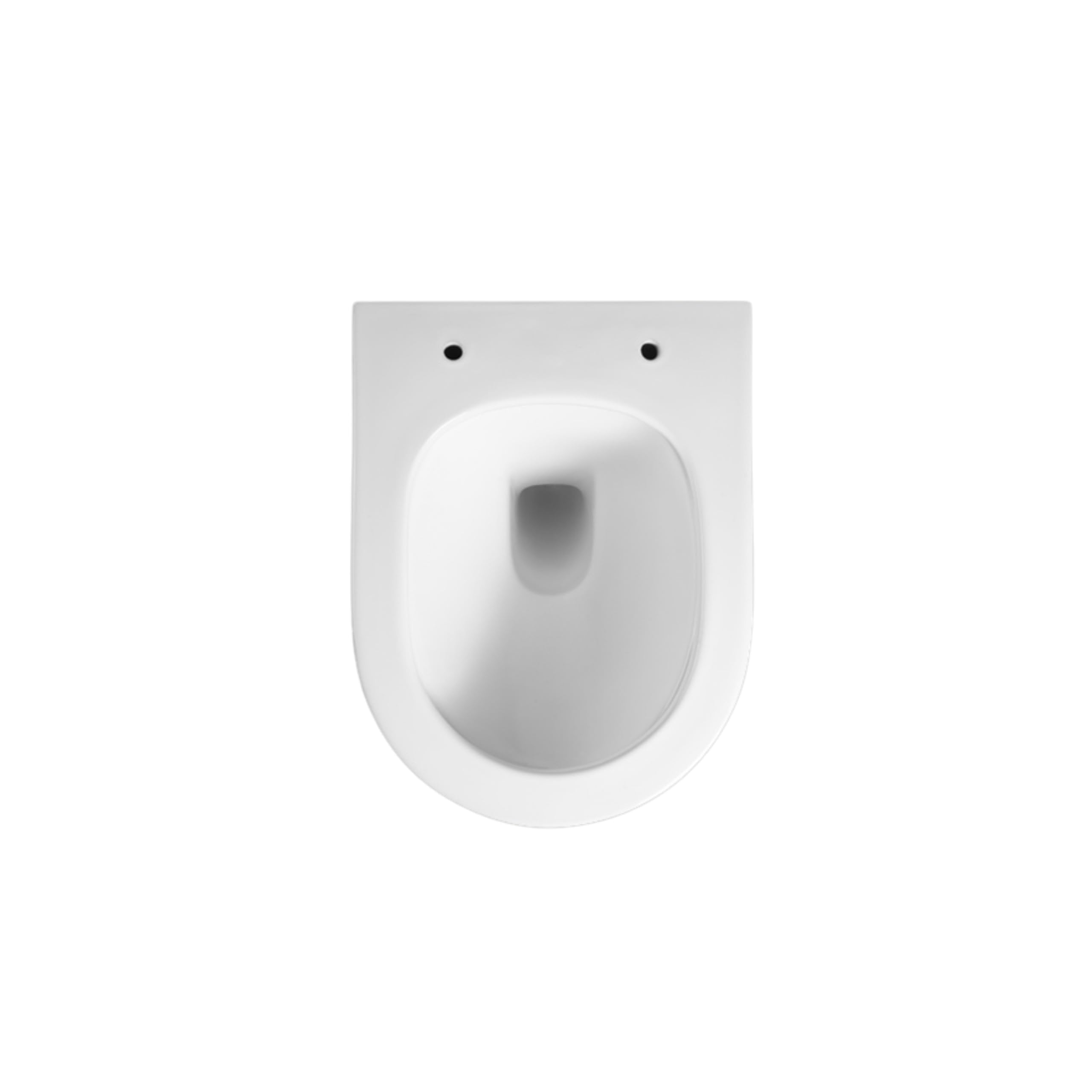 AquaUno Rimless wisząca muszla klozetowa bez obramowania – biała ceramiczna toaleta z systemem Quick Release z duroplastu, higieniczna i łatwa w pielęgnacji, w zestawie zestaw montażowy – model LIVO