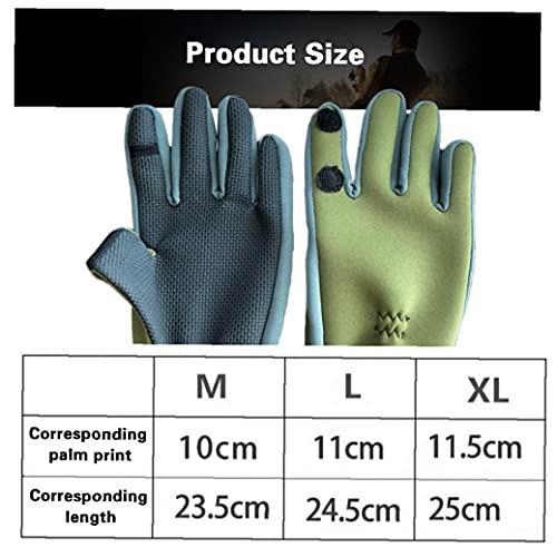 Winter Outdoor Handschoenen Vissen Handschoenen 3 Snijden Vingers Sporthandschoenen Waterdicht Winddicht Anti-slip… - Afbeelding 3