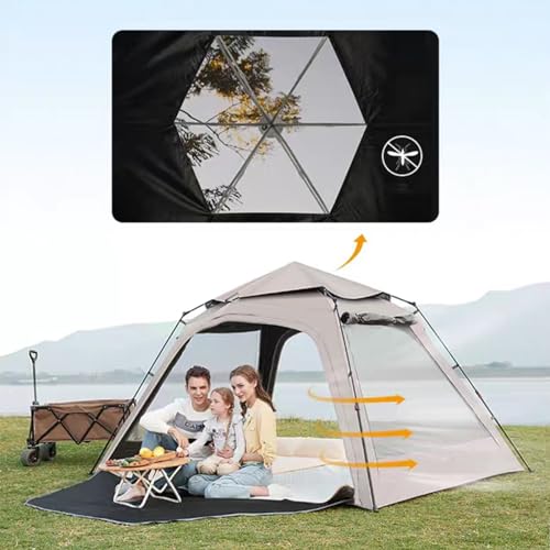 Carpa familiar para camping 4-5 personas automática miniatura 6
