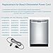 VHBW for Bosch Dishwashers Power Cord SMZPC002UC-00747210, Compatible with 24'' Bosch 800/300/500 Series Power Cord, Works with 00752018 Junction Box Plug Adapter (10A-18AWG)