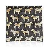 diMio Stuhlkissen -Trend- 40x40 - Moderne Sitzkissen (4 Kissen, Zebra)