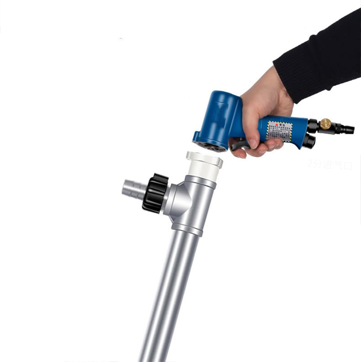 Pneumatische Ölförderpumpe, High Flow Edelstahl Fasspumpe für Diesel, Motoröl, Hydrauliköl, Industrie