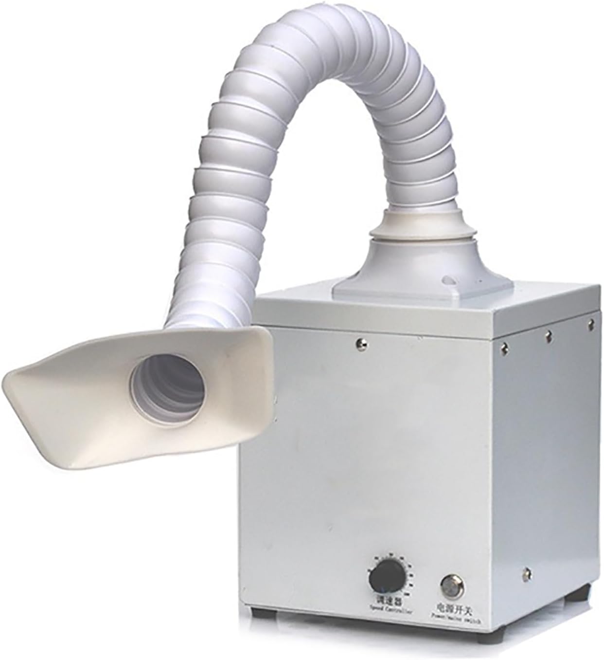 Welding Fume Extractor, Soldering Smoke Absorber With Anti-slip Base, 3 Layer Filtration and 360 Degree Universal Adjustment Hose, Strong Suction Power and Quiet Operation, for DIY Welding Work