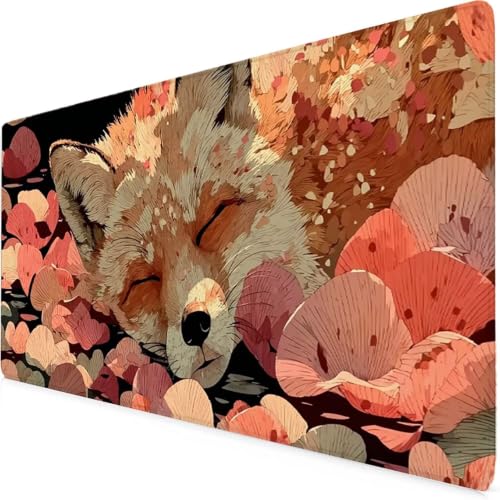 Tapis de souris XXL bords cousus pour éviter l'usure du bureau