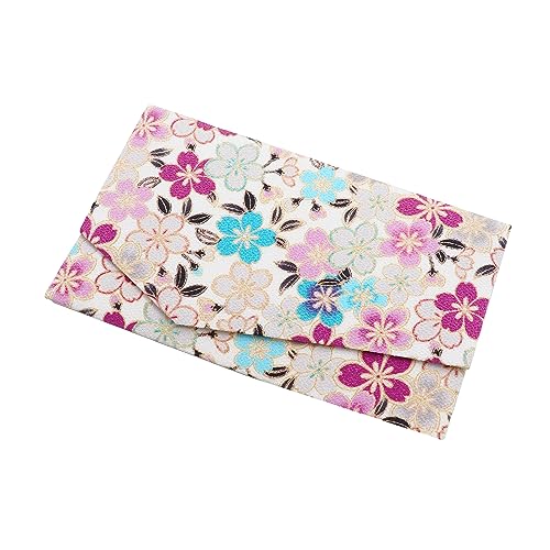 ふくさ 袱紗 選べる4種 男性 女性 結婚式 ちりめん 日本製 金封 祝儀袋 冠婚葬祭 (桜づくし(白))