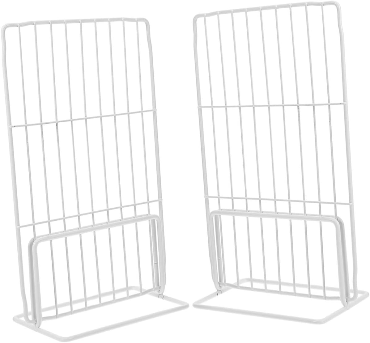 Luxshiny 2pcs Freezer Iron Wire Dividers for Kitchen Fridge Organization Stackable Ice Storage Bin for Freezer