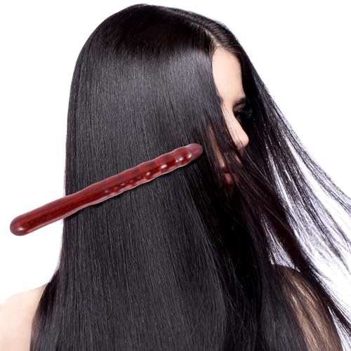 Haarkamm zum Entwirren - Breitzahn Holz Grober Kamm für Locken und lange Haare - Kein Statischer NatüRlicher Sandel Holz Massage Haar Kamm