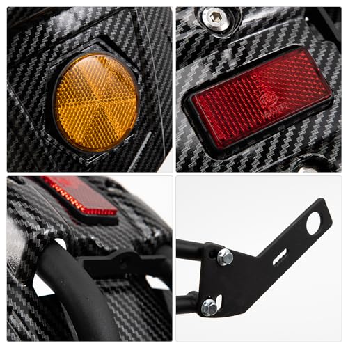 Image of Motorcycle Rear Fender Mud Guard Motorbike Mudguard for CBR650 MT09 GW250 CB190R Rear Cover Splash Guard Protector (Type D)