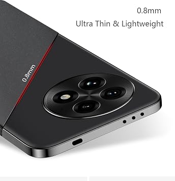 Bastmei for Oneplus 13 Case 5G,Extremely Light Ultra-Light Super Slim Camera Protection Hard PC Cover Case for Oneplus 13 5G (Gravel Black)
