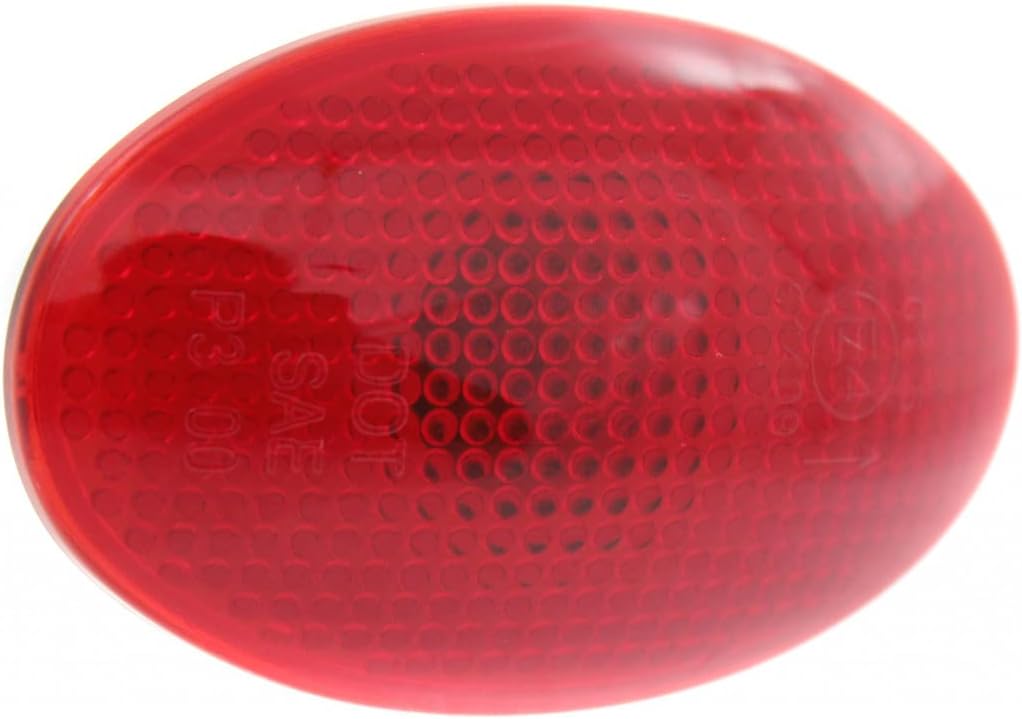 For Ford F-250/F-350/F-450/F-550 Super Duty 1999-2010 Side Marker Light Assembly Driver/Passenger Side | Rear of Dually Fender | Red Lens | LED | Replacement For FO2860105 | 191275141199, 8C3Z15442A