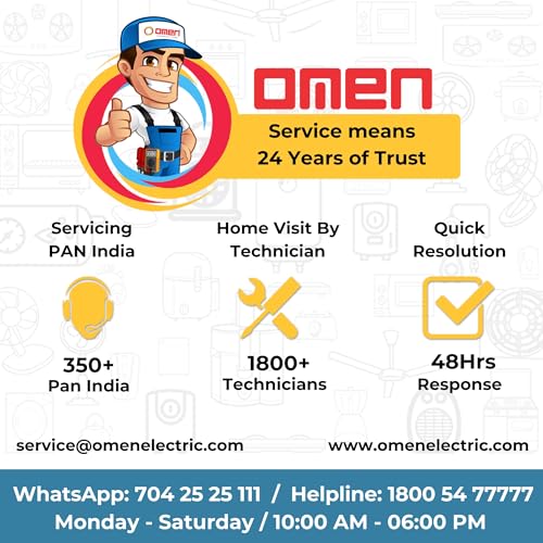 Image of Omen Changing Lives OM-10, 2000W Induction Cooktop | LED Digital Display | Push-Button Controls | Adjustable Temperature | Auto Shut-Off | BIS Certified | 1-Year Warranty