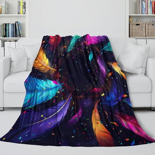 Jeté de canapé microfibre coloré lit couverture voyage compact - 6