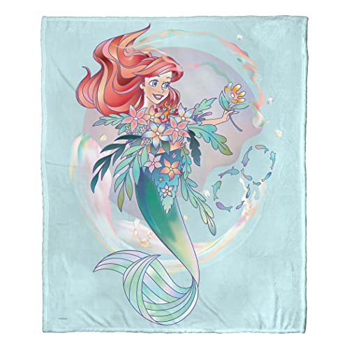 Image of Northwest Little Mermaid/Ariel Silk Touch Throw Blanket, 50" x 60", Celebration Ariel