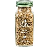 Simply Organic Lemon Pepper, Certified Organic, Kosher | 3.17 Ounce (Pack of 1)
