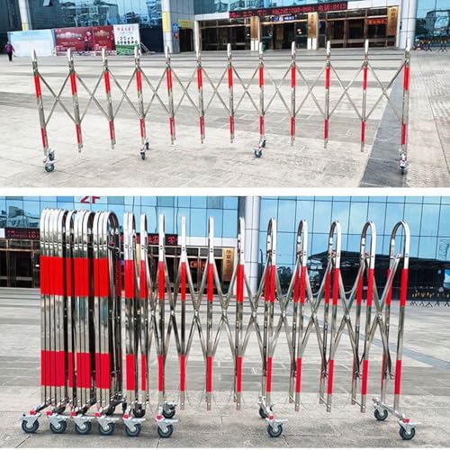 Barrière de circulation mobile extensible rétractable de 1,1m - 8