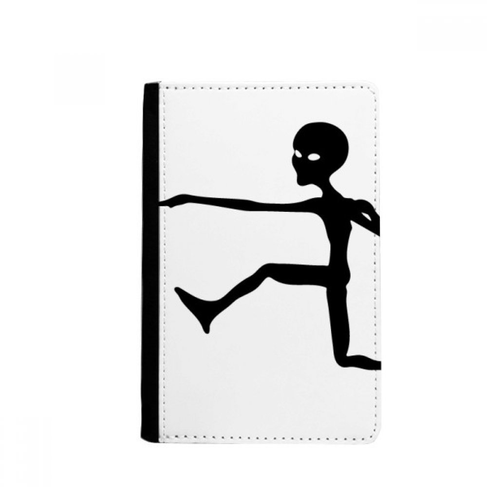 DIYthinker Universe Alien Monster Jumping Alien Passport Holder Notecase Burse Wallet Cover Card Purse