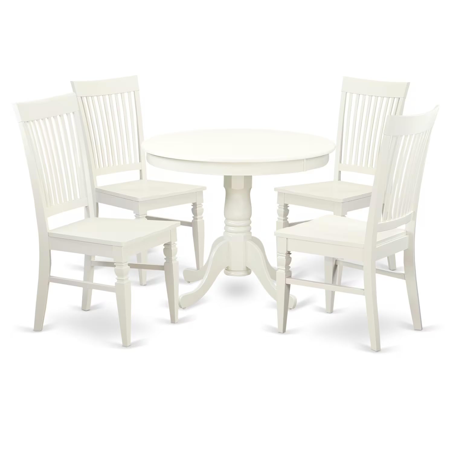 Amazon｜East West Furniture ダイニングテーブルセット 4脚 素敵な 