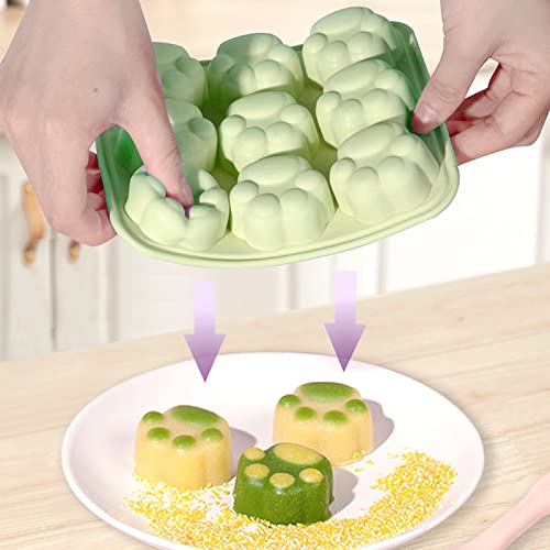 image for Generic Paw Print Mold | 9-Cavity Food Grade Silicone Chocolate Mold -