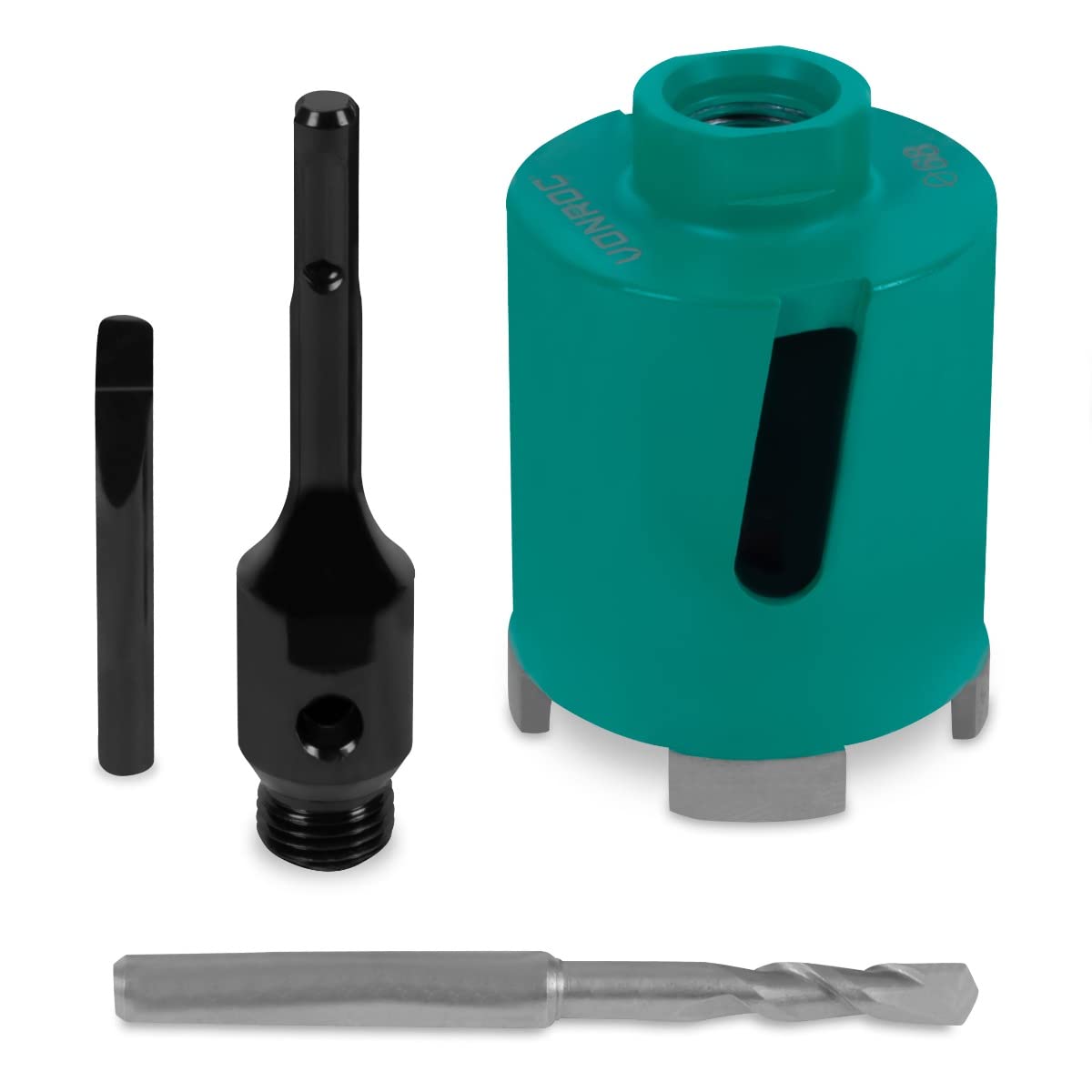 VONROC Carotteuse diamant SDS-Plus - 68mm - Universel - carotteuse diamant, foret de centrage, goupille d'expulsion et adaptateur SDS-plus inclus