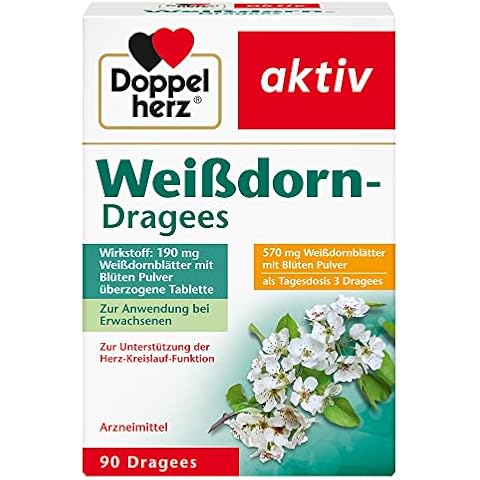 Doppelherz Weißdorn - Arzneimittel traditionell angewendet zur Unterstützung der Herz-Kreislauf-Funktion - 90 überzogene Tabletten Cover