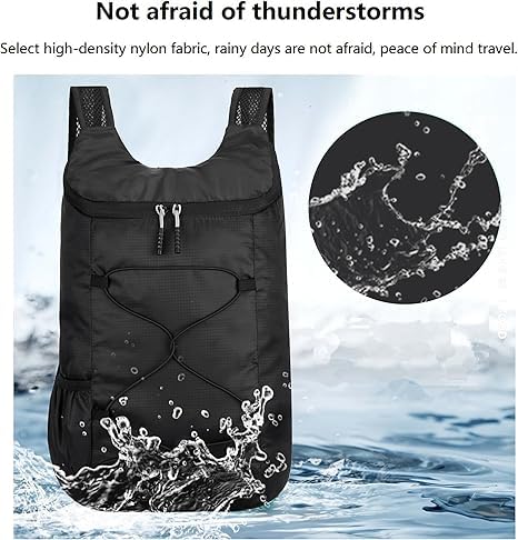 Mochila ligera plegable para senderismo 16L miniatura 5