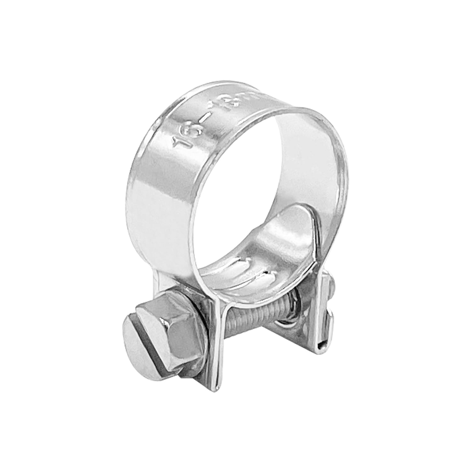 7/16" Small Fuel Injection Hose Clamps, 20PCS Gas Line Hose Clamp, Adjustable Pipe Hose Clip Tube Clamps for Automotive,Agriculture,Plumbing, 5/8"-23/32" Dia