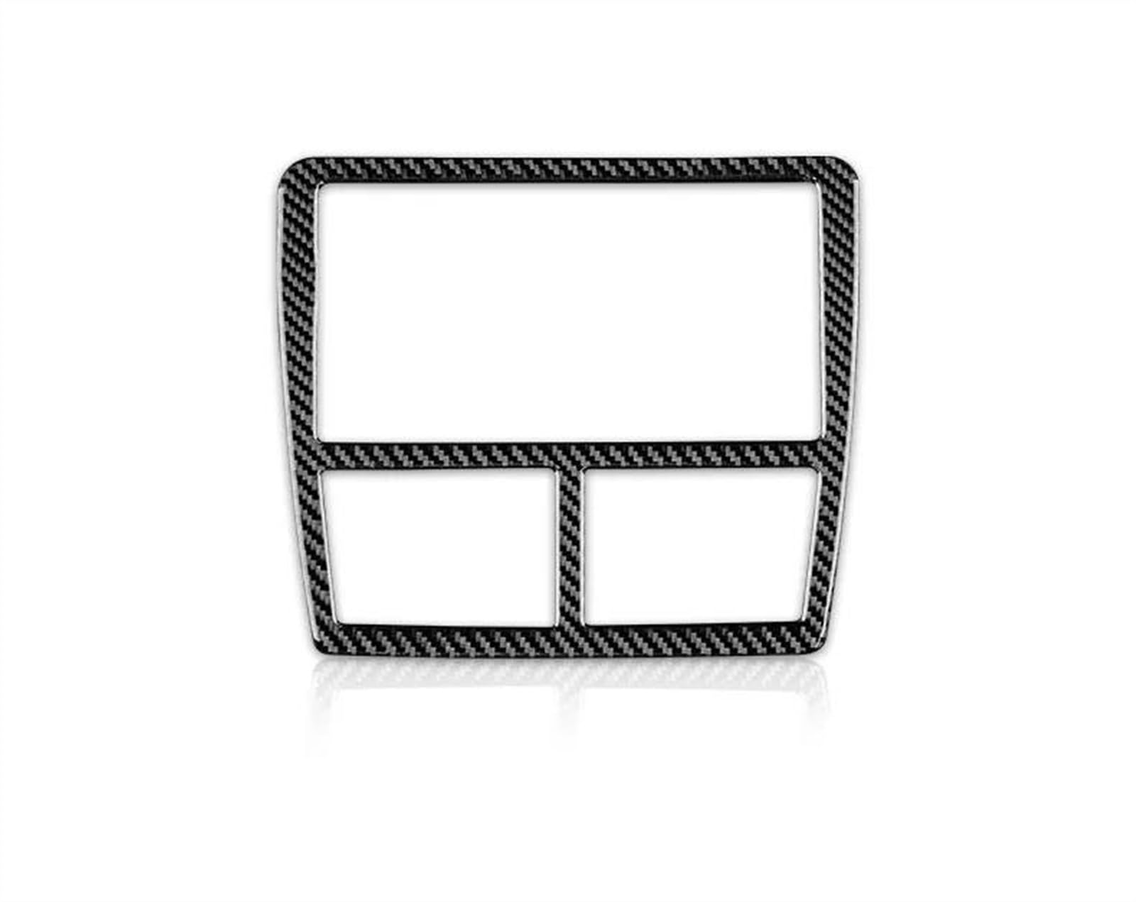 Car Interior Central Control Multimedia Panel Air Vent Cover Modification Accessory for Subaru for Impreza 2009-2011 Anti-dust(Black)