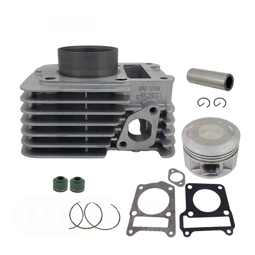 Kit de pistón de junta de cilindro de actualización de motor 54mm 125cc YBR125 7