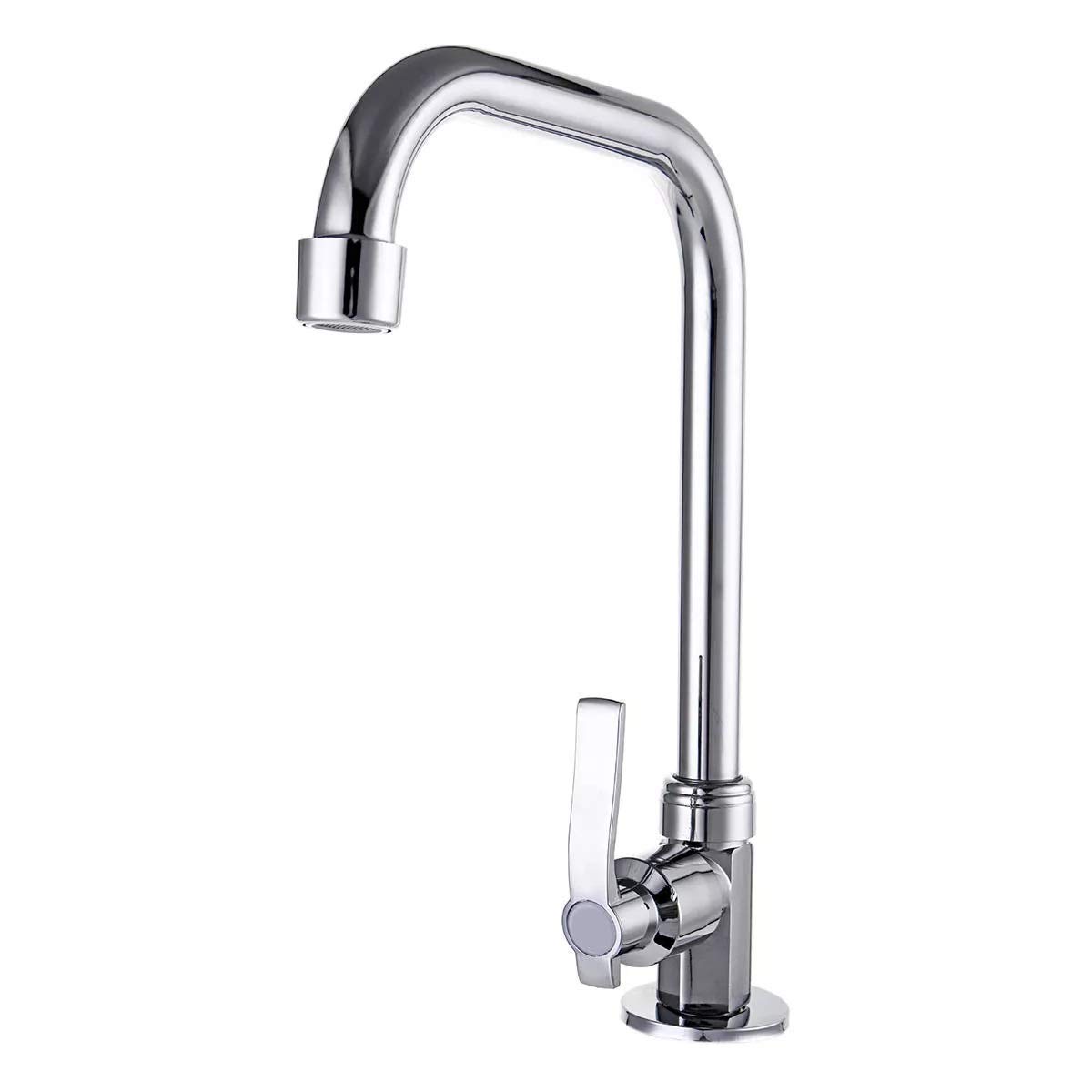 Stainless Steel Kitchen faucet Stainless Steel Smooth and Refined friendly design Single Hole Faucet Kitchen Wash Basin Rotate Water Taps Mixer Furniture