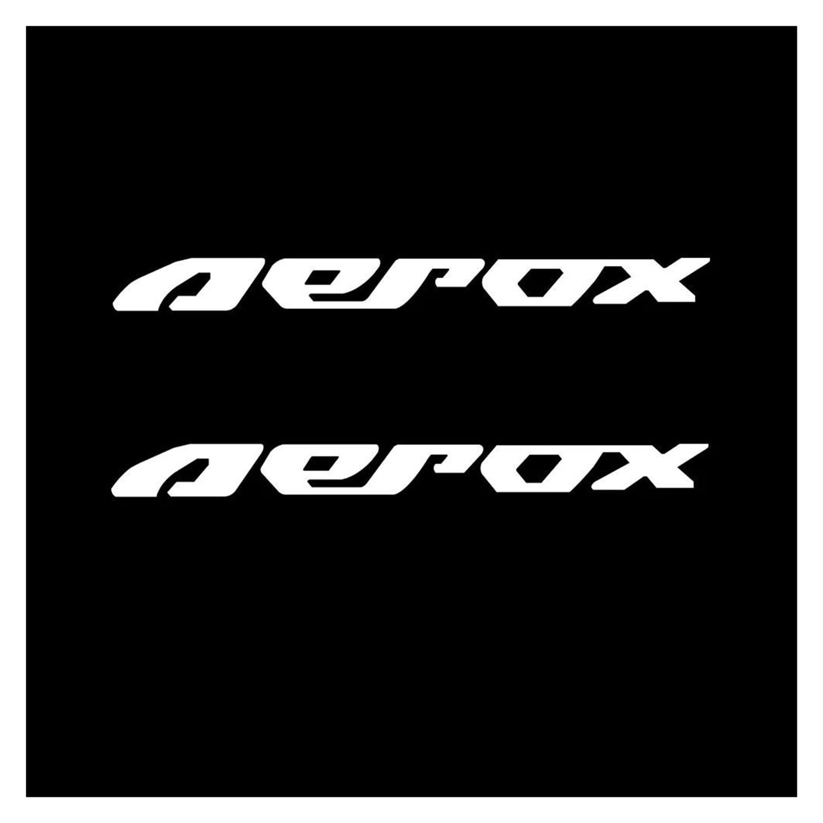 for Aerox Stickers Aerox50 Aerox125 Aerox155 125 155 Motorcycle Fluorescence/Reflective Sticker Waterproof Decal(Silver,2cm*16cm)