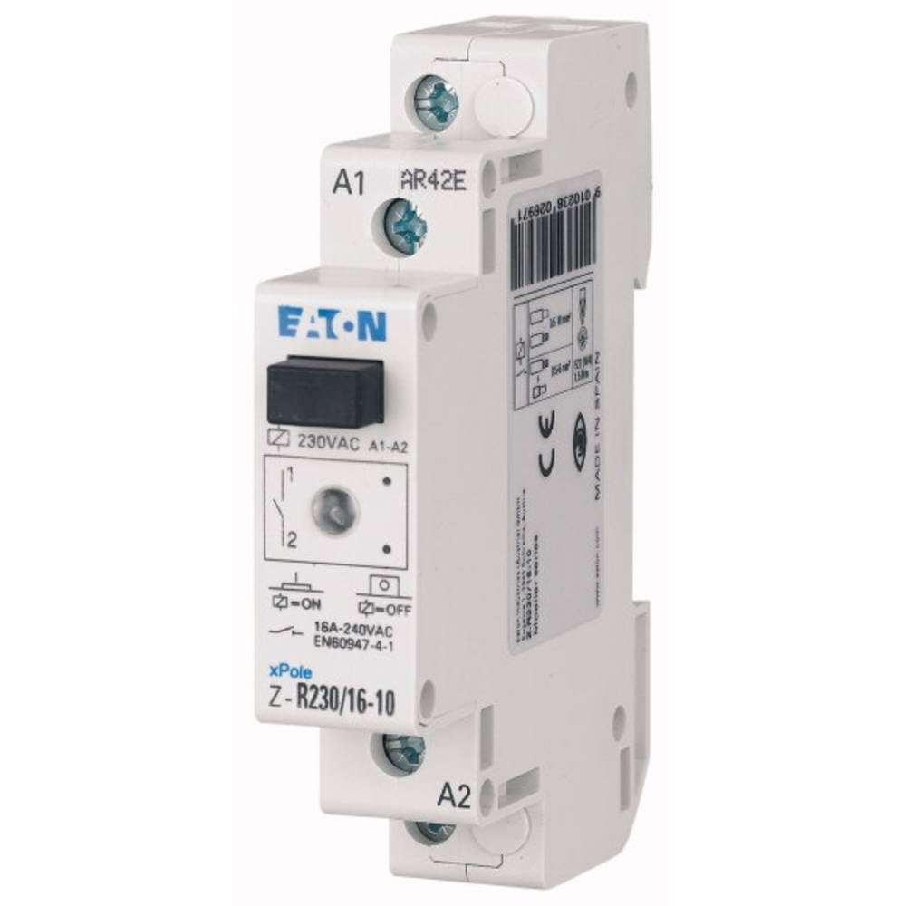 Relais d'installation Eaton ZR24 16A 24V CC pour tableau électrique