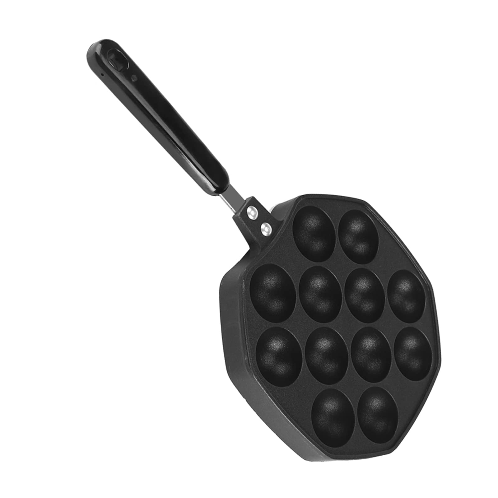 Dmwd - plaque de cuisson pour Takoyaki, 12 trous, grille, poêle à boule de poulp