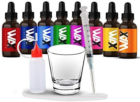 Wax Liquidizer 8 bottle Flavours Mix Kit | 8 x 15ml E-juices | Mix Kit | ATOM D9 Vape pen