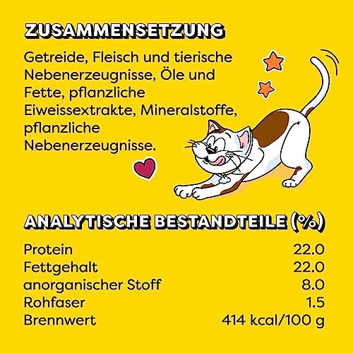 DREAMIES SHAKE UPS Multivitamins Geflügel Picknick, Katzenleckerlis im Portionsbeutel - 55g (6 Beutel) – Bild 6
