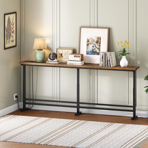 Mesa de sofá con toma de CA y soporte para 80 cápsulas café 5