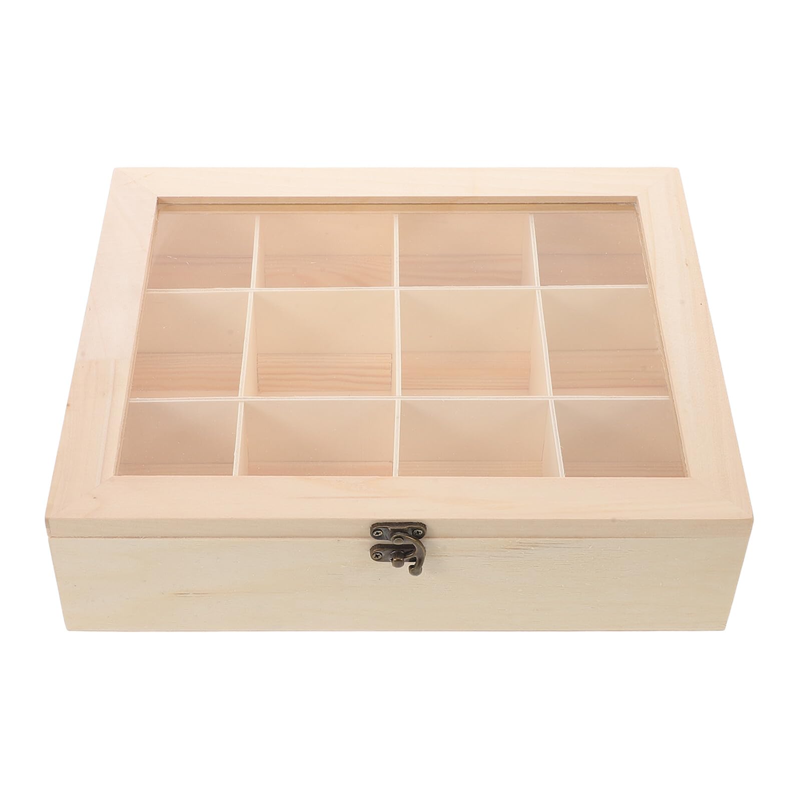 Caja Organizadora de Bolas de Secadora en Madera con Tapa