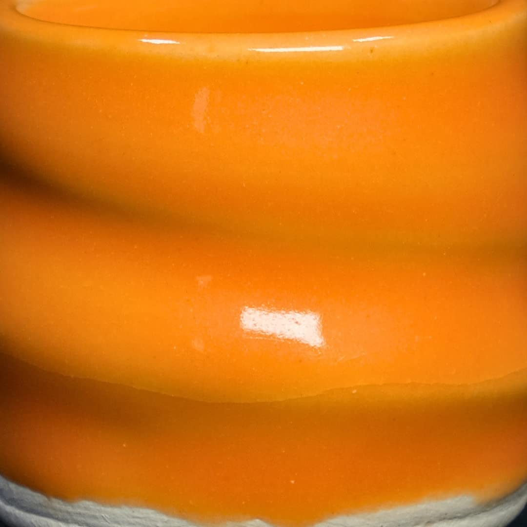 Penguin Pottery - Penguin's Choice Series - Orange - Low Fire Glaze Cone 06-04 for Low Fire Clay - Ceramic Glaze Pottery (1 Pint | 16 oz | 473 ml)