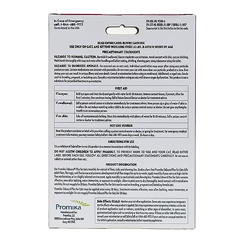 ZoGuard Plus Flea and Tick Prevention for Small Cats – Flea & Tick Prevention for Cats Over 1.5lbs (3 Doses) - Image 2